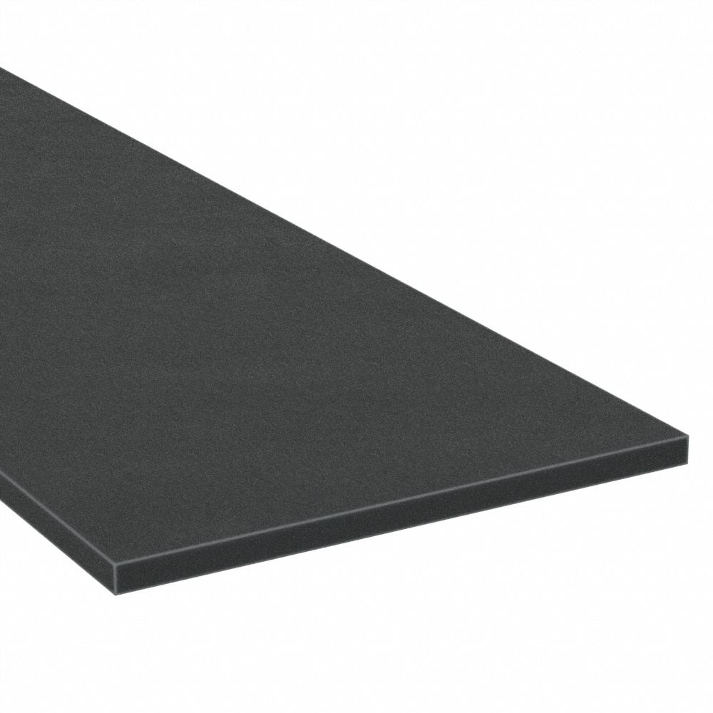 1/8 Thick Black Bendable Oil-Resistant Ultra Soft Buna-N Foam Strips with  Adhesive Back 1/2 Wide x 10 Ft.