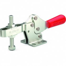 Toggle Clamp: Std Horizontal  Handle, Flange Base Mounting, 600 lbf Holding Capacity - Max