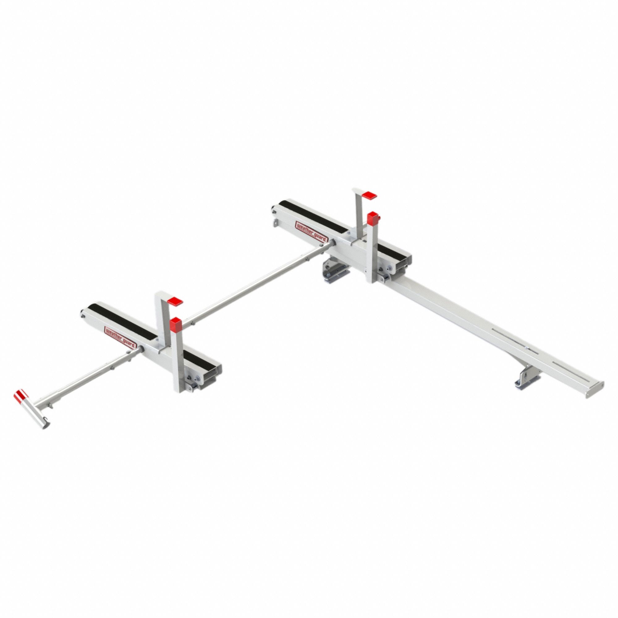 WEATHER GUARD, Aluminum, White, Ladder Rack Kit - 817M17|2277-3-01 ...