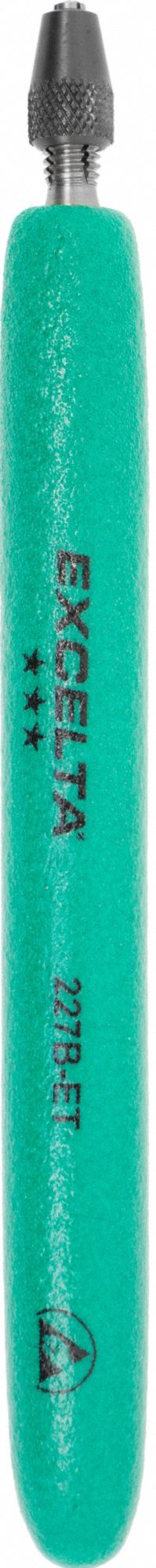 Pin Vise: Pin Vises, 0.63 mm Max Size - mm, 0 in Min Size - Inch, Ergonomic Foam Grip Grip