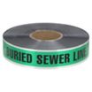 Green Sewer Line Underground Marking Tape