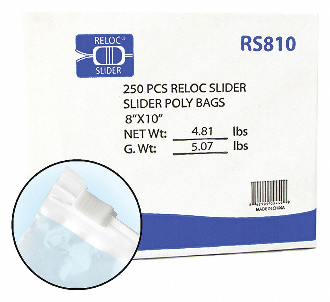 Slider Seal Poly Bags