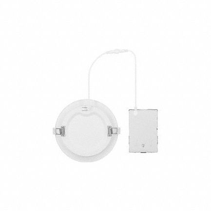 Recessed Down Light Kit: 6 in Dia, 800 lm, 2700K/3000K/3500K/4000K/5000K, 10 W