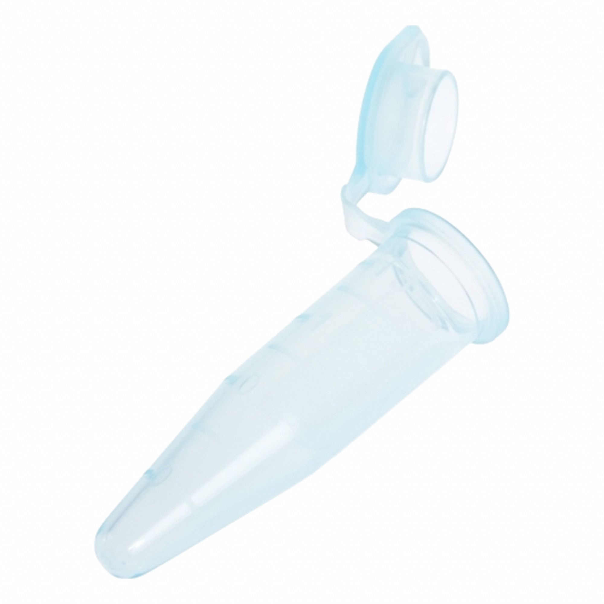 APPROVED VENDOR Microcentrifuge Tube: Microcentrifuge Tube, Polypropylene, 1.5 mL Capacity - mL (MPN 229444B). Key specifications — Brand: APPROVED VENDOR; Graduated: Yes; Closure Color: Colorless; Includes: Frosted Marking Spot; Includes Closure: Yes; Body Color: Blue; Bottom Shape: Conical; Body Material: Polypropylene.