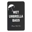 Wet Umbrella Bag Signs