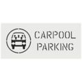 Carpool, Rideshare & Shuttle Parking Stencils