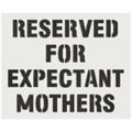 Expectant Mothers Parking Stencils