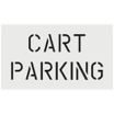 Cart Parking Stencils
