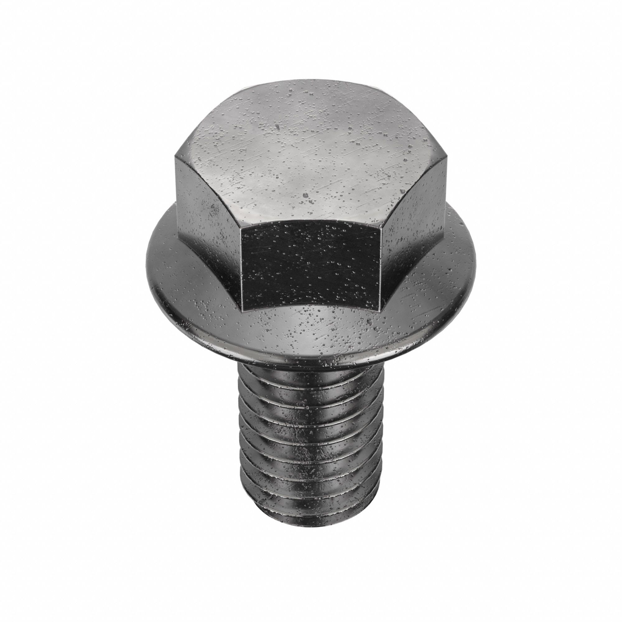 FLANGE BOLTS, STD, STEEL, GRADE 8, BLACK OXIDE, ¾ IN L, FULL THREAD, INCH, HRC33, HEX, 25 PK