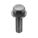 FLANGE BOLTS, STANDARD, STEEL, GRADE 8, BLACK OXIDE, 1¼ IN L, FULL THREAD, INCH, 50 PK