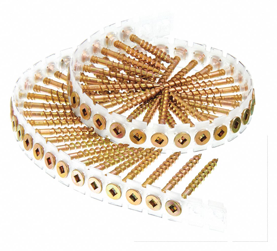 Floor Screw #8 Steel 1 3/4 L PK1000