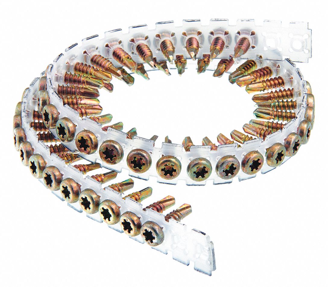 SENCO Steel Screws, 1000 PK 22A51110M075YTFFDX Grainger