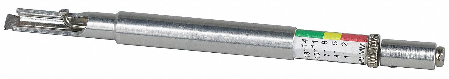 BRAKE PAD GAUGE, BRAKE PAD GAUGE, MEASUREMENT OF BRAKE PADS TO DETERMINE REMAINING LIFE