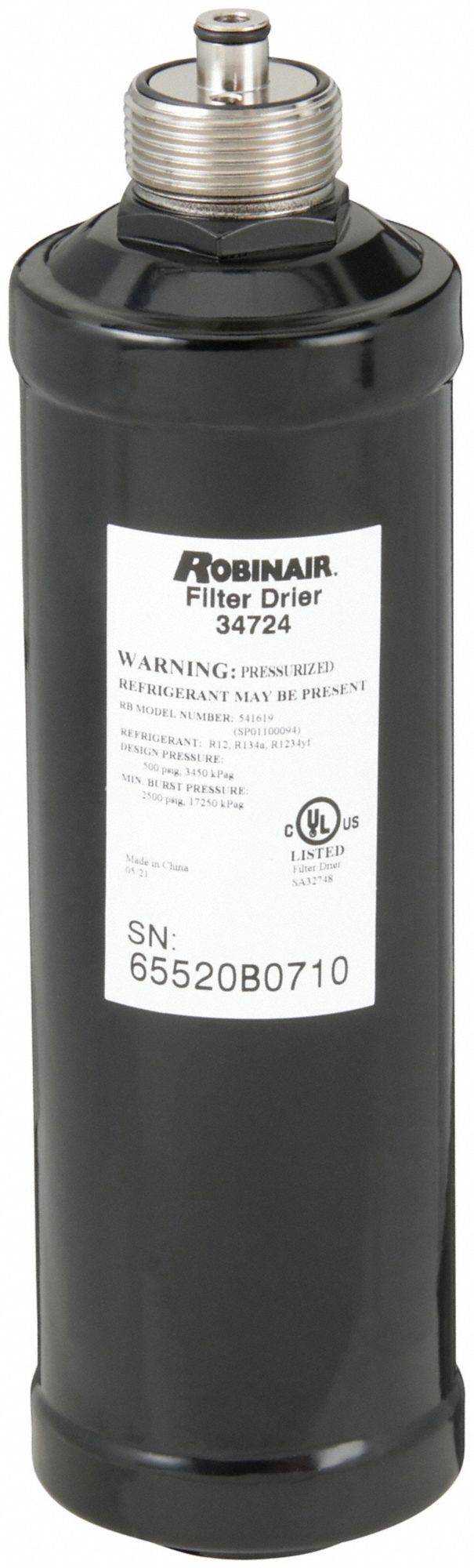ROBINAIR, Automotive, 1 Pieces, Recycling FilterDriers 22A84634724
