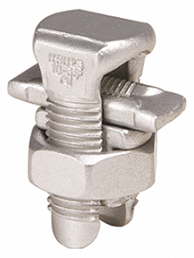 Split-Bolt Connector: For Wire Size 350 kcmil – 1/0 AWG, Copper Body Material