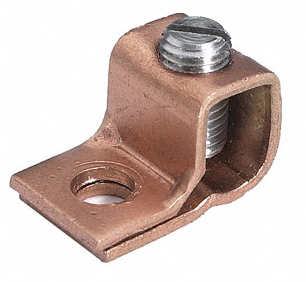 Mechanical Connectors: 10 AWG – 4 AWG Wire Sizes, #10 Stud Size, Tin-Plated Copper Lug Body