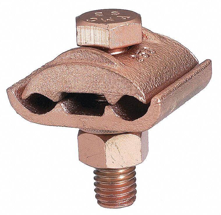 BURNDY Grounding Connector, Mechanical, 2 Number of Wires Grounding