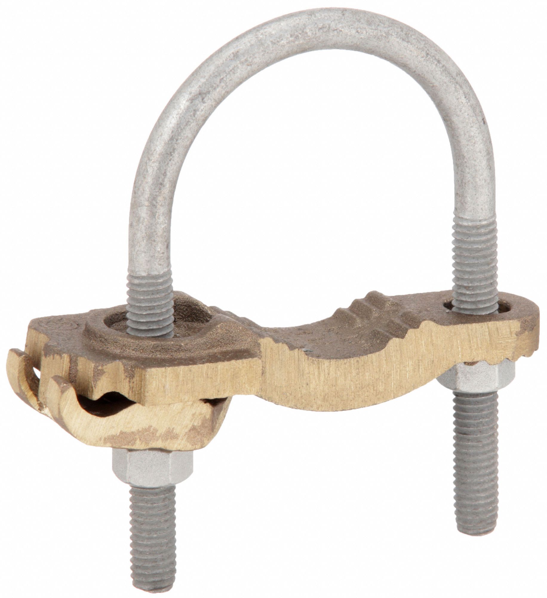 Copper, 1 1/4 in to 2 in Pipe, Grounding Connector 22C039GAR3903