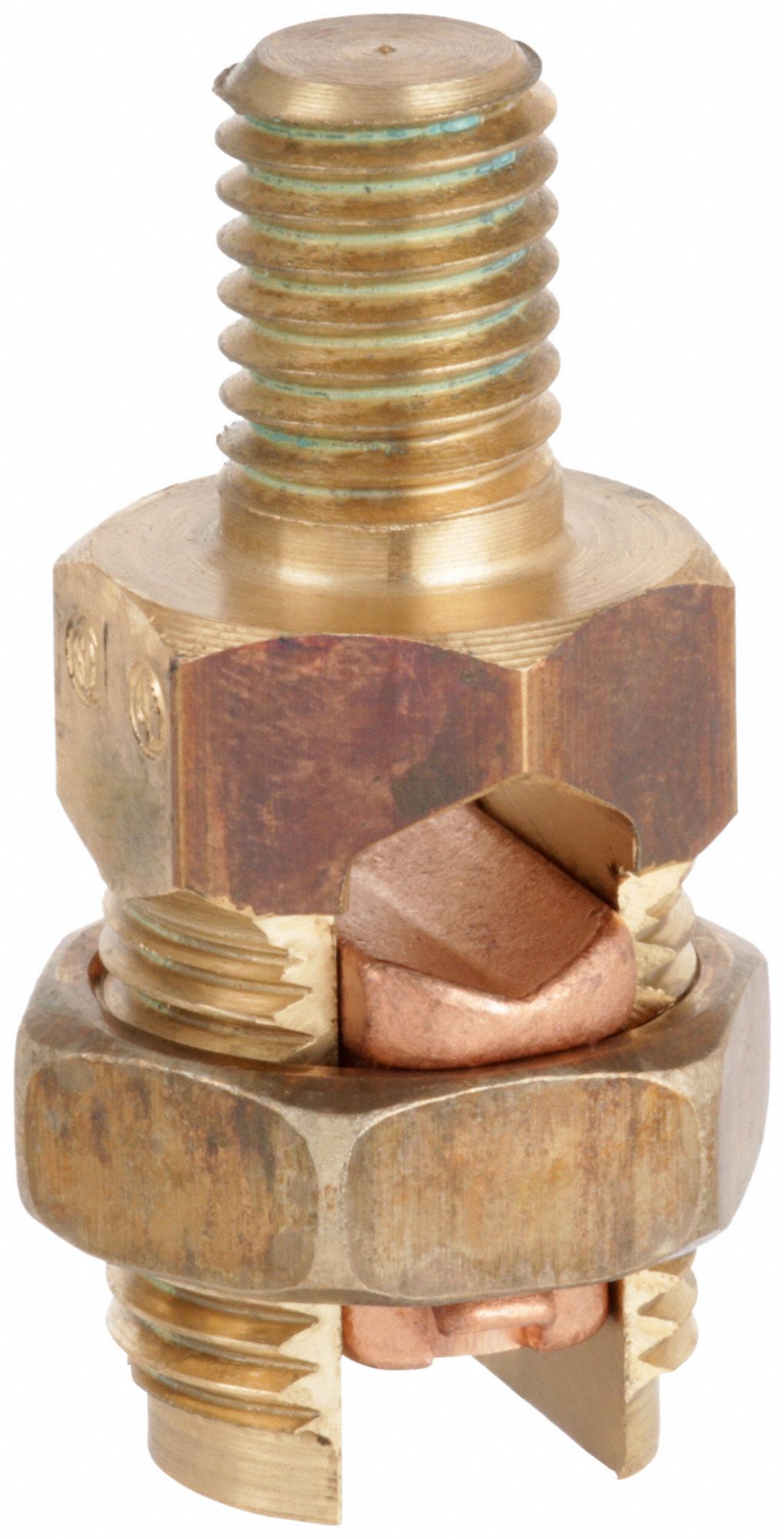 Leaded Bronze Alloy, 1 Grounding Wires, Grounding Split Bolt Connector