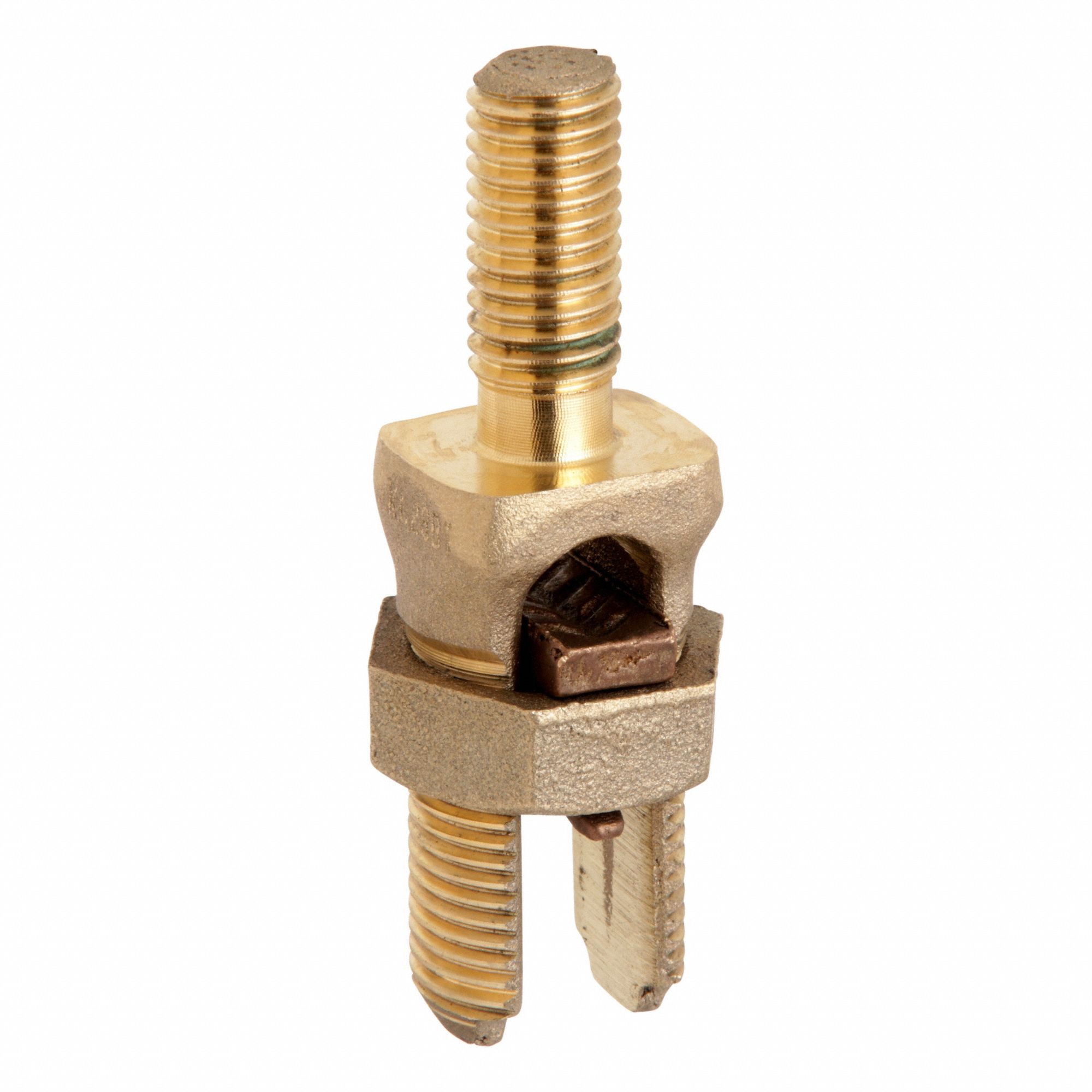 thumbnail image 2 of Ground Wire Connector MECCANIXITY Split Bolt Connector Brass Copper 35mm Grounding Clamps Wire Nuts 2 of 14