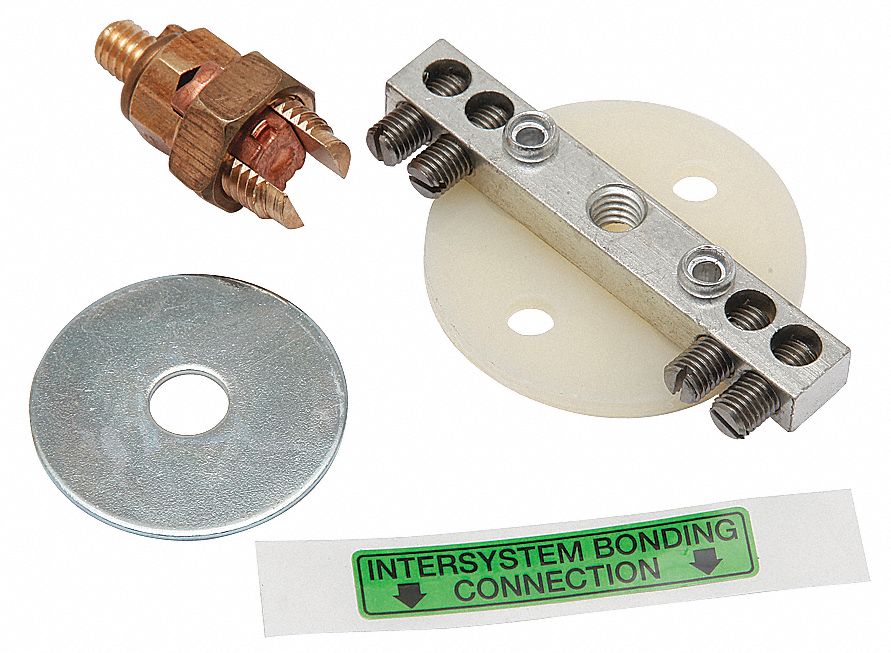 Burndy BDT1 Burndy Grounding Strip Kit Copper, 2 15/16 in Grounding