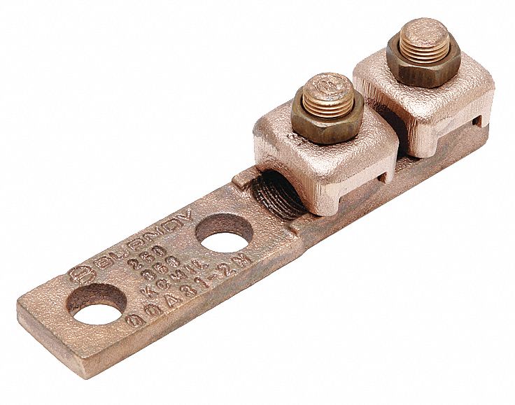 Burndy Mechanical Connector Terminal No Of Conductors 1 1 Awg Stranded Max Conductor Size 22c106 Qqa1c2 Grainger