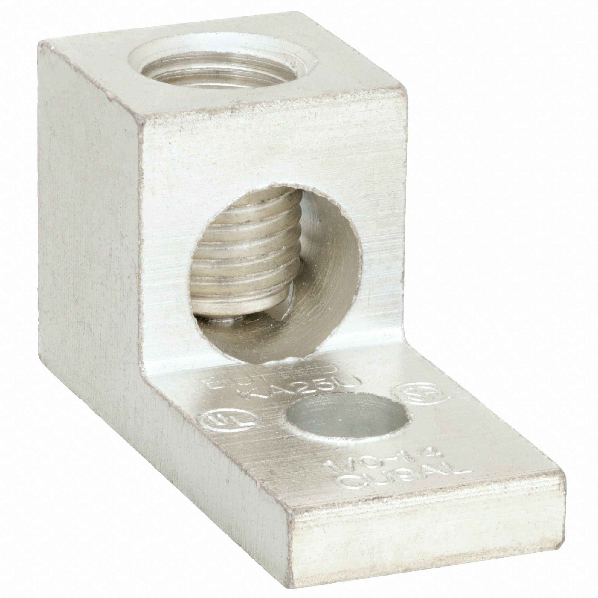 BURNDY Mechanical Connector, Lug, No. of Conductors 1, 1/0 AWG Stranded