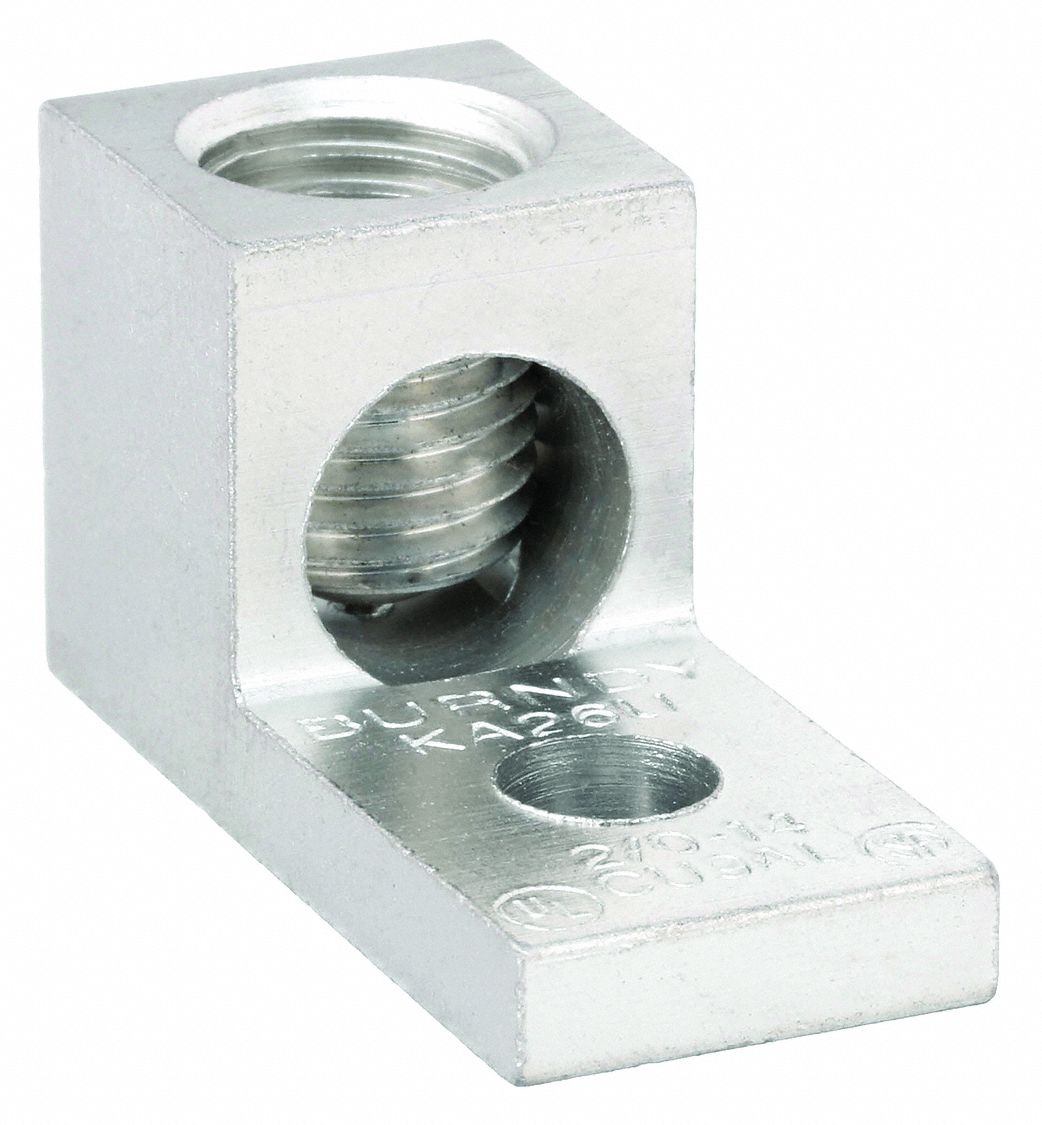 Mechanical Connector: For Wire Size 14 AWG – 2/0 AWG, 1 Wire Terminations