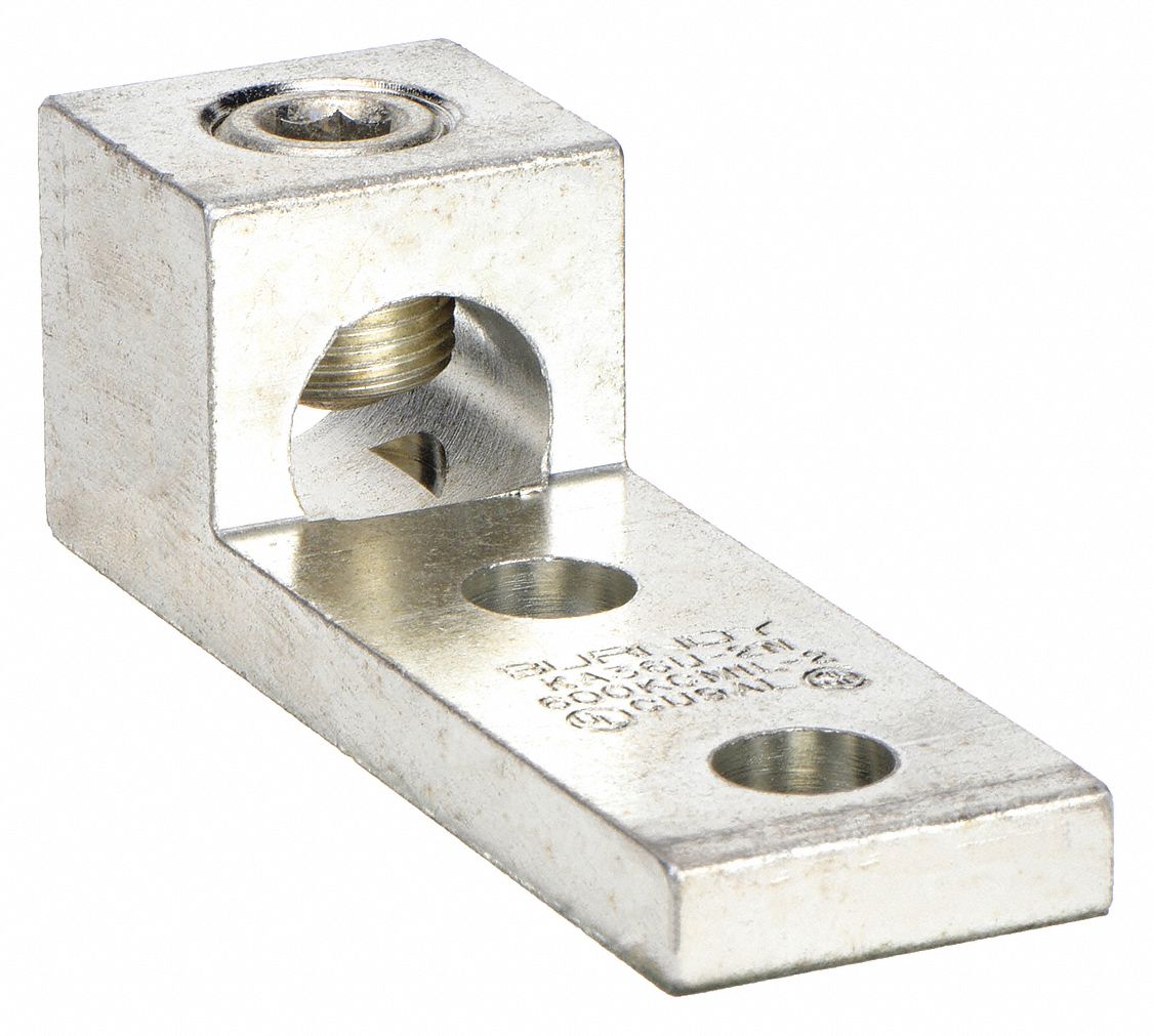 Mechanical Connector: For Wire Size 2 AWG – 600 kcmil, 1 Wire Terminations