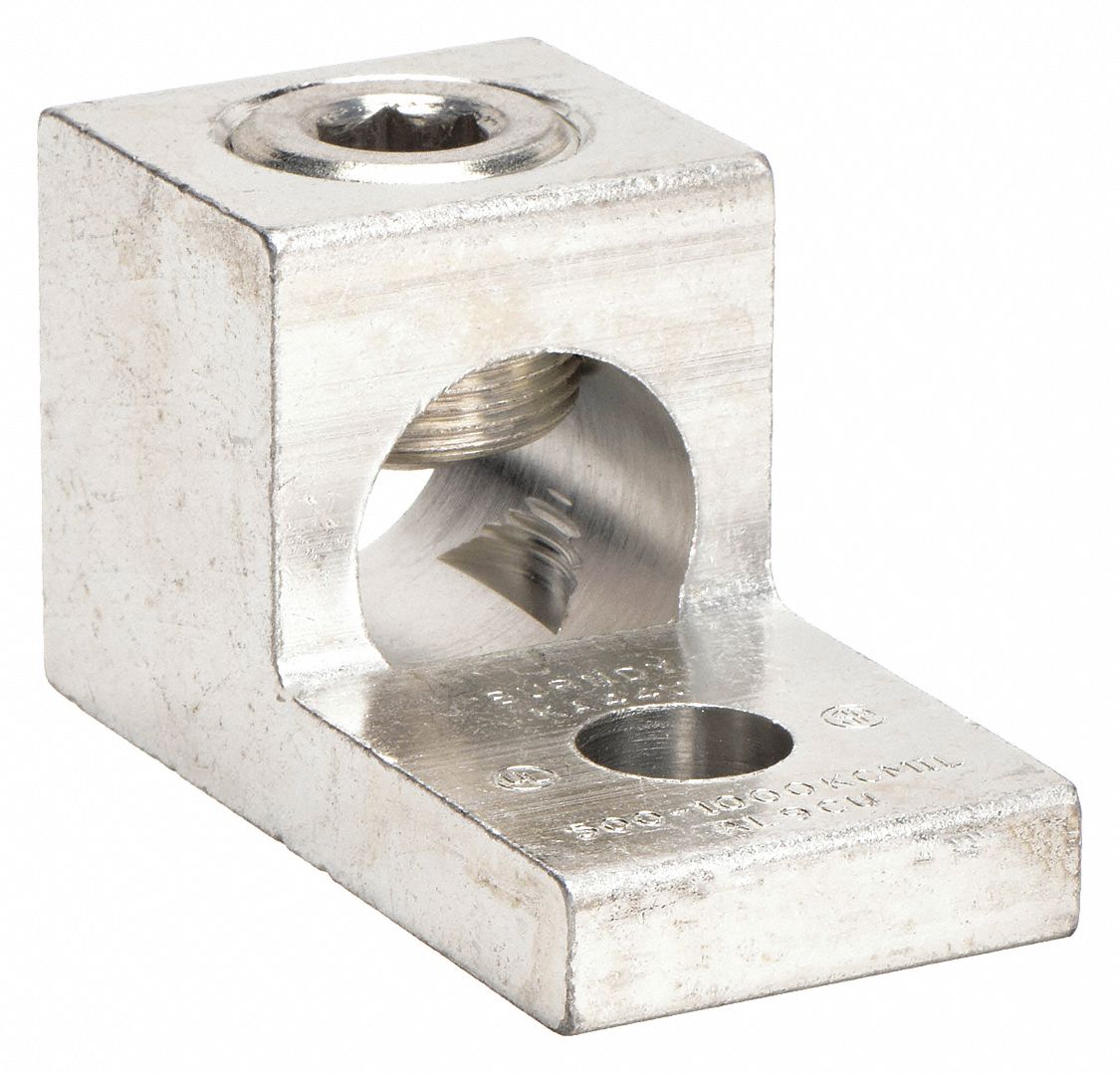 Mechanical Connector: For Wire Size 500 kcmil – 1000 kcmil, 1 Wire Terminations