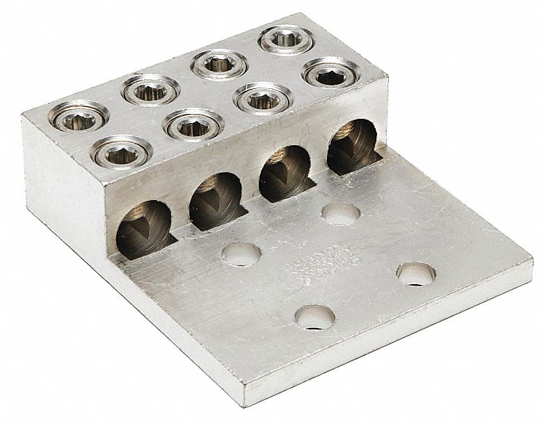 Mechanical Connector: For Wire Size 2 AWG – 600 kcmil, 8 Wire Terminations