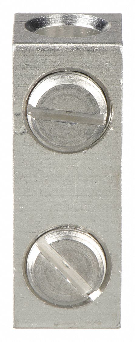 Wire Connector: For Wire Size 14 AWG – 2 AWG, 2 Wire Terminations, Tin Aluminum Lug Material