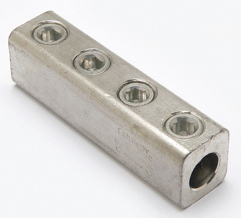 BURNDY Mechanical Connector, Dual Rated Splice/Reducer, No. of