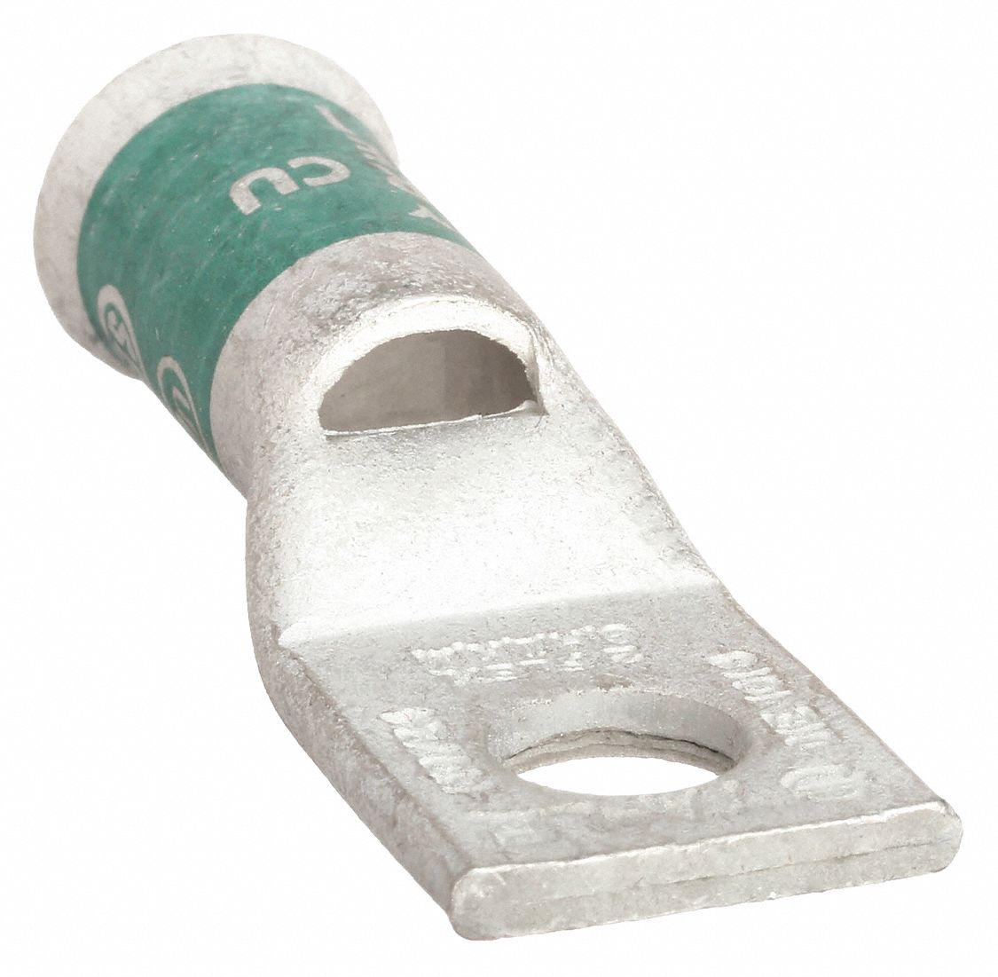 Compression Lug: For 1 AWG/2 AWG, Solid/Stranded Wire Type, 5/16 in Stud Size, Std, Copper