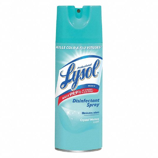 LYSOL Disinfectant, 12.5 oz Cleaner Container Size, Aerosol Can Cleaner ...