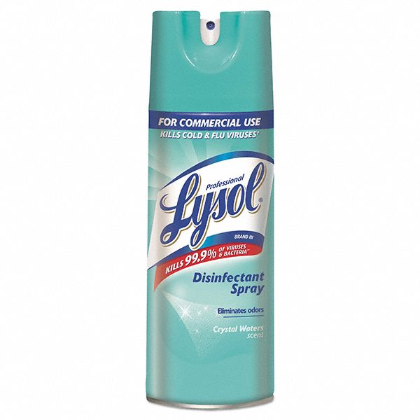 LYSOL Disinfectant Spray: Aerosol Spray Can, 12.5 oz Container Size ...