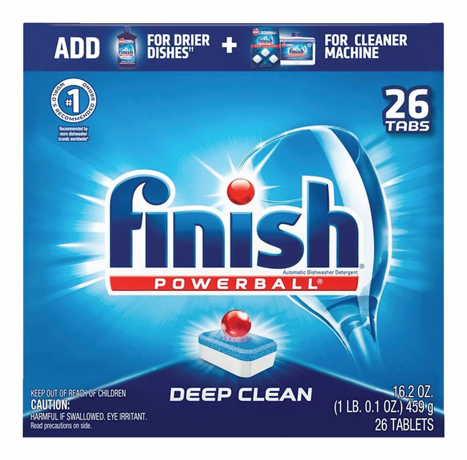 Dishwasher Detergent: Pacs, Box, 20 ct, Fresh, 8 PK