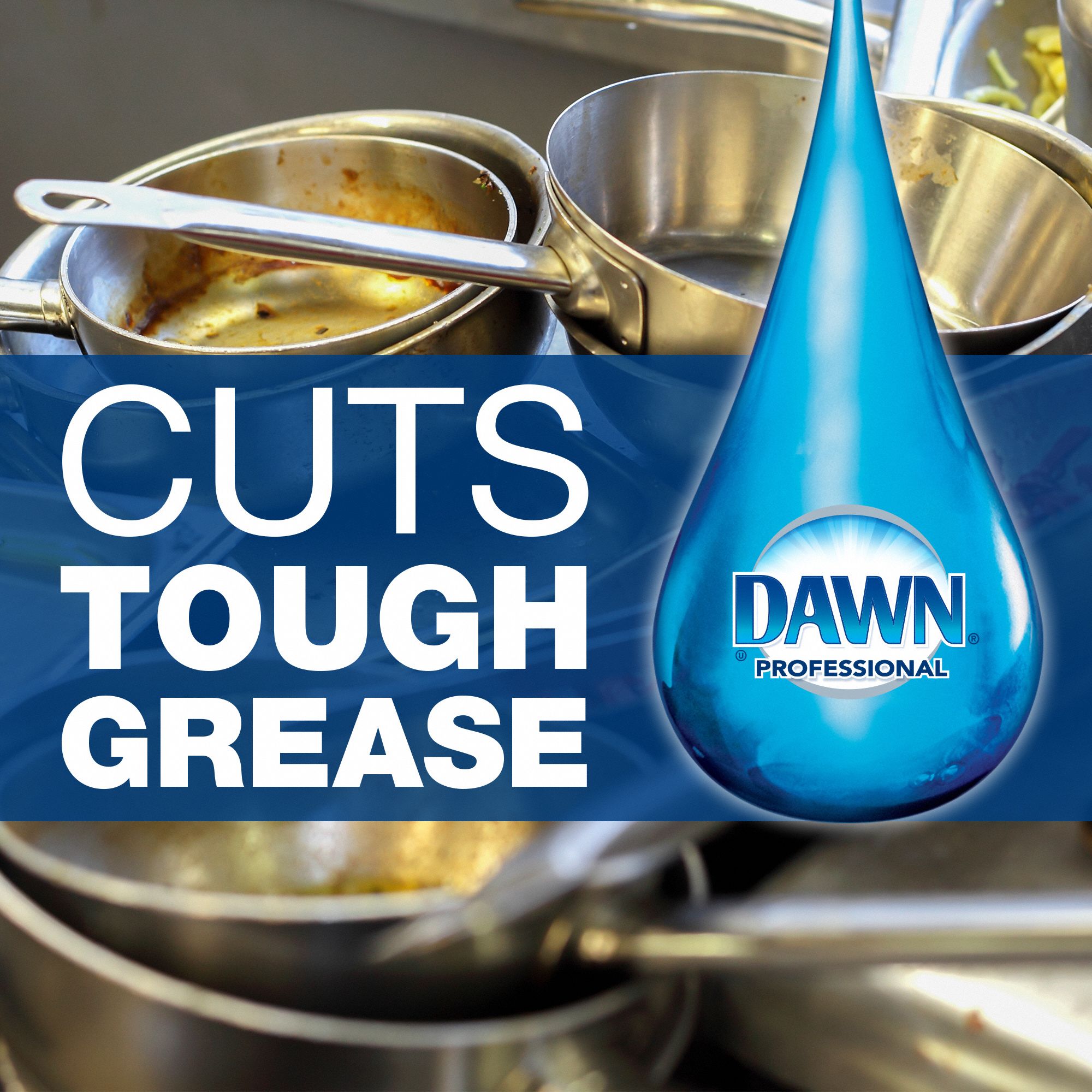 DAWN Pots and Pans Cleaner Hand Wash, Liquid, Bucket, 5 gal, Original