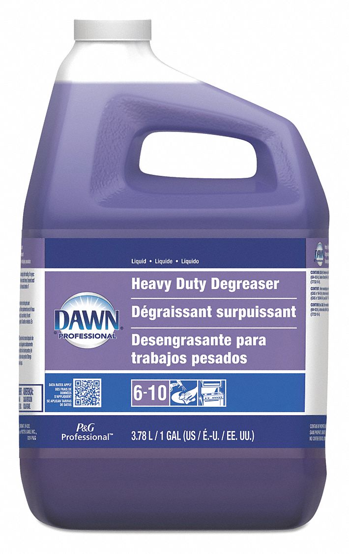 Heavy Duty Degreaser: Solvent Based, Jug, 1 gal Container Size, Ready to Use, 3 PK