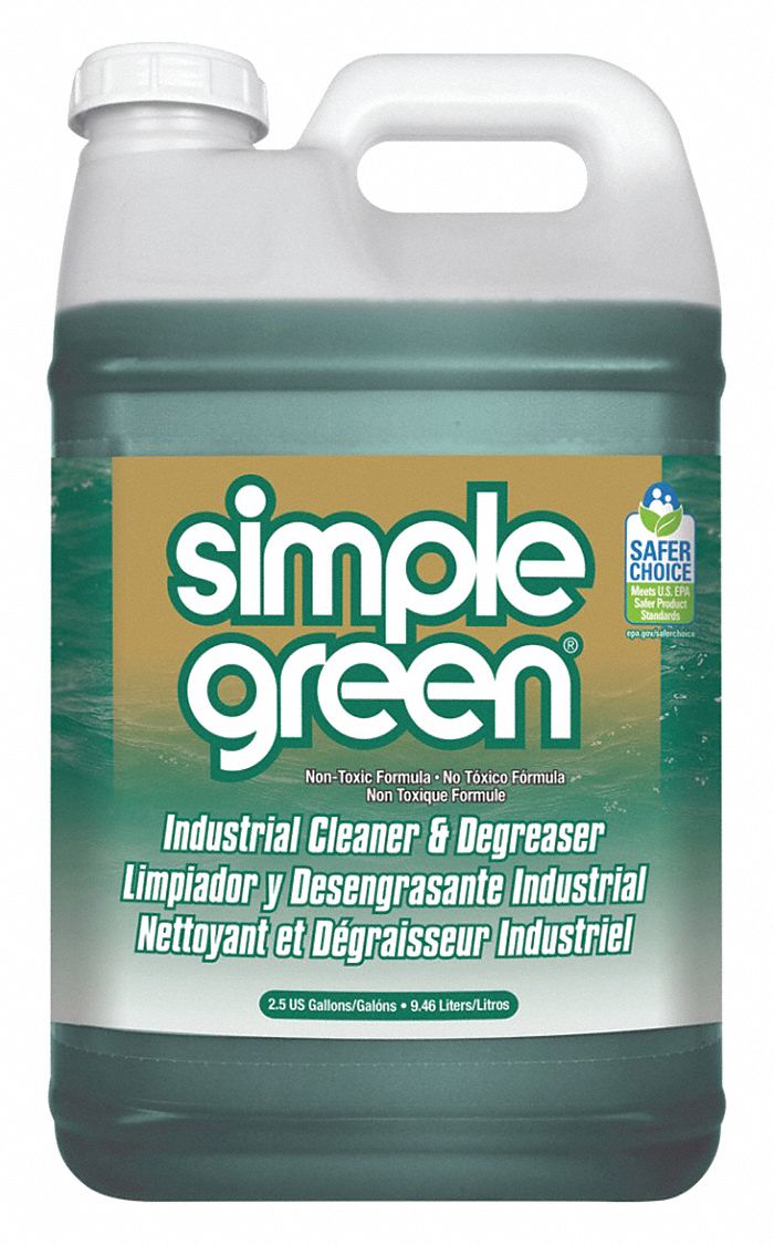 SIMPLE GREEN, Water Based, Jug, Cleaner/Degreaser 22C610
