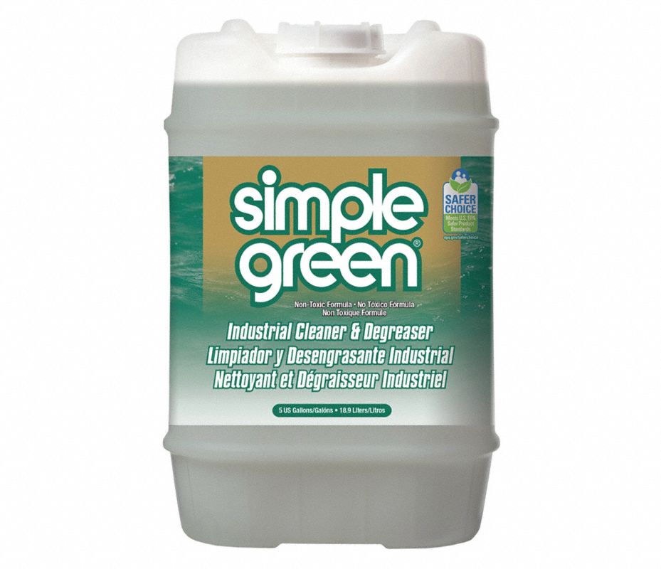 Simple Green Limpiador concentrado multiuso, botella de spray de 22 onzas y  recambio de 67.6 onzas con embudo plegable de plástico y 2 paños de