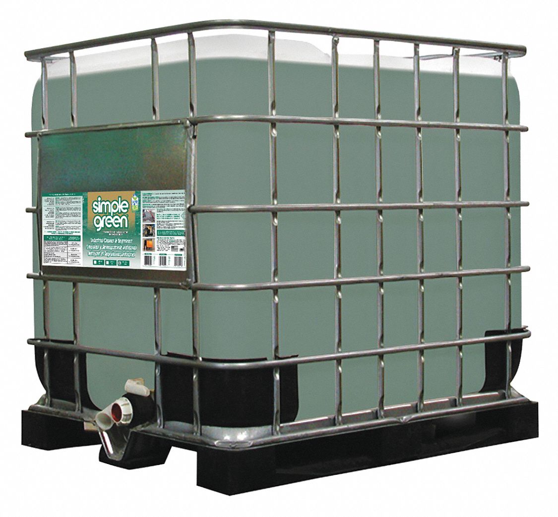 SIMPLE GREEN Cleaner/Degreaser, Palletized Tank Container Type, 275 gal