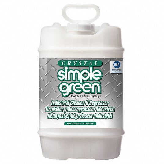 SIMPLE GREEN, Water Based, Bucket, Cleaner/Degreaser 22C616