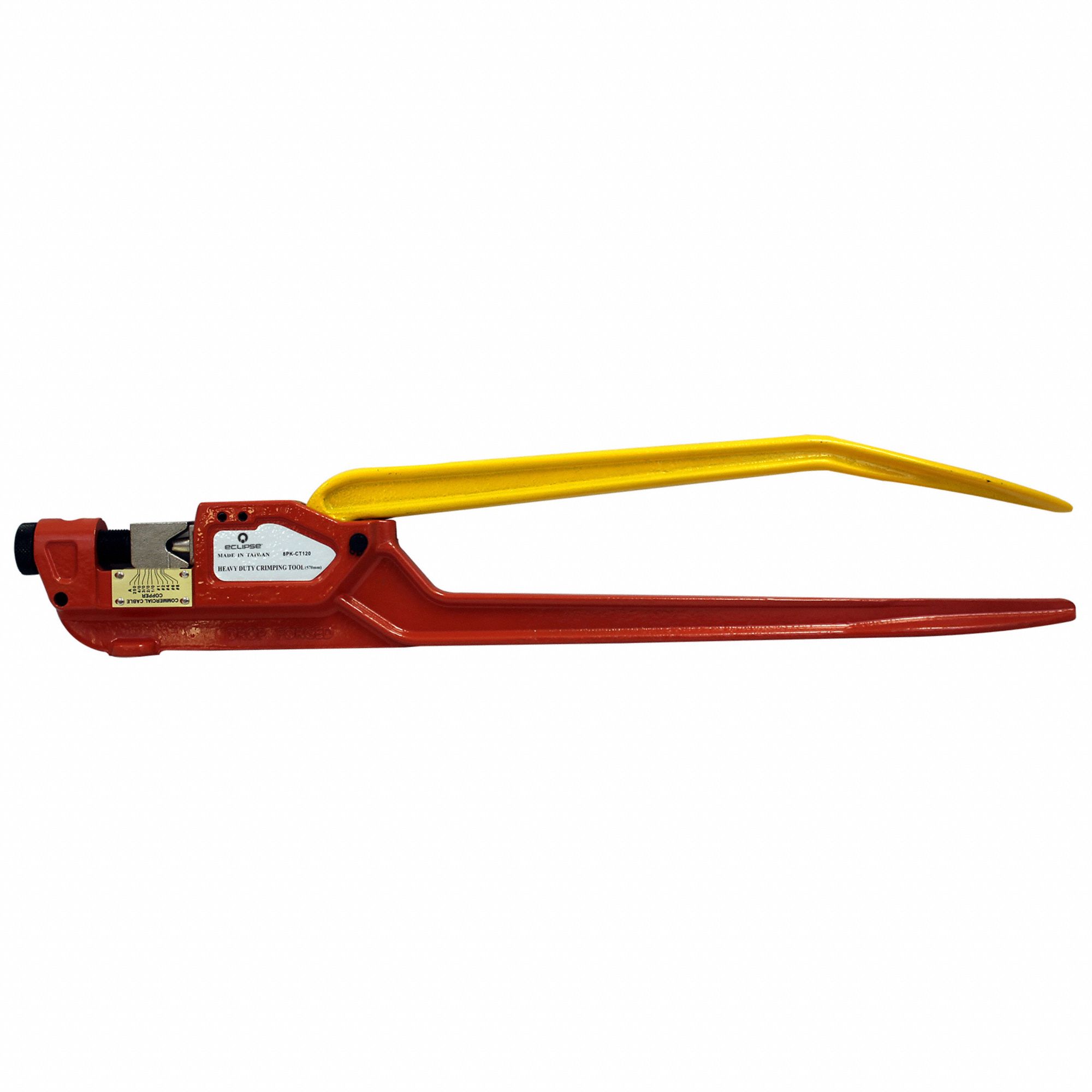 ECLIPSE 300-107 Indent Style Crimper,8-4/0 AWG,22-1/2" L 22C703