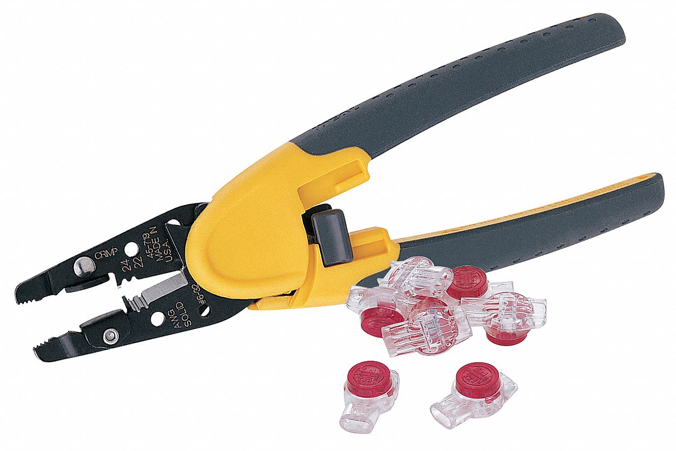 CRIMPER, FOR INSIDE DIAMETERC CONNECTORS, CAT5E/TWISTED PR, 8 IN OVERALL L