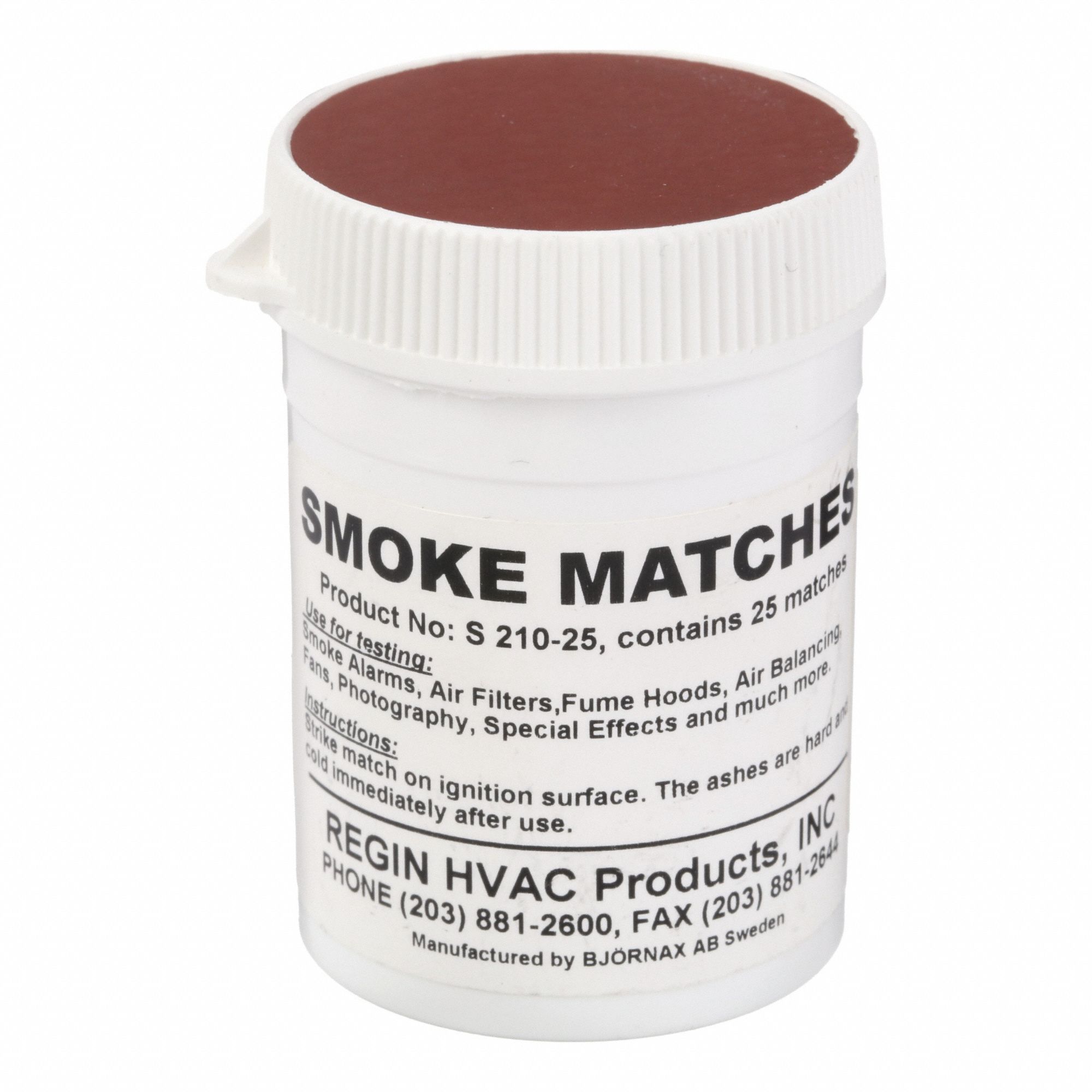 Smoke Matches: 20 cu ft Generated Volume, 20 sec Max Emission Time, Non-Toxic