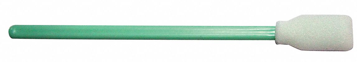 Swab: Foam, 125 mm Overall Lg, 25 mm Tip Lg, 4 in Handle Lg, 12 3/32 mm Tip Wd, Flex Tip, 1, 000 PK