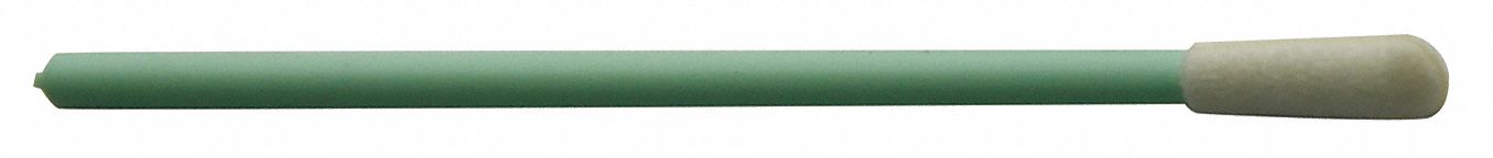 Swab: Foam, 70 mm Overall Lg, 11 mm Tip Lg, 2 3/8 in Handle Lg, 3 13/32 mm Tip Wd, Rigid Tip, 100 PK