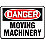 Danger Sign,Adhsv Vinyl,7x10 In,English