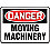 Danger Sign,Adhsv Vinyl,10x14 In,English